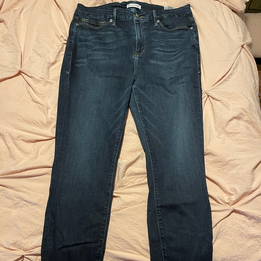 🇺🇸Good American🇺🇸 PLUS SIZE Dark Denim Jeans